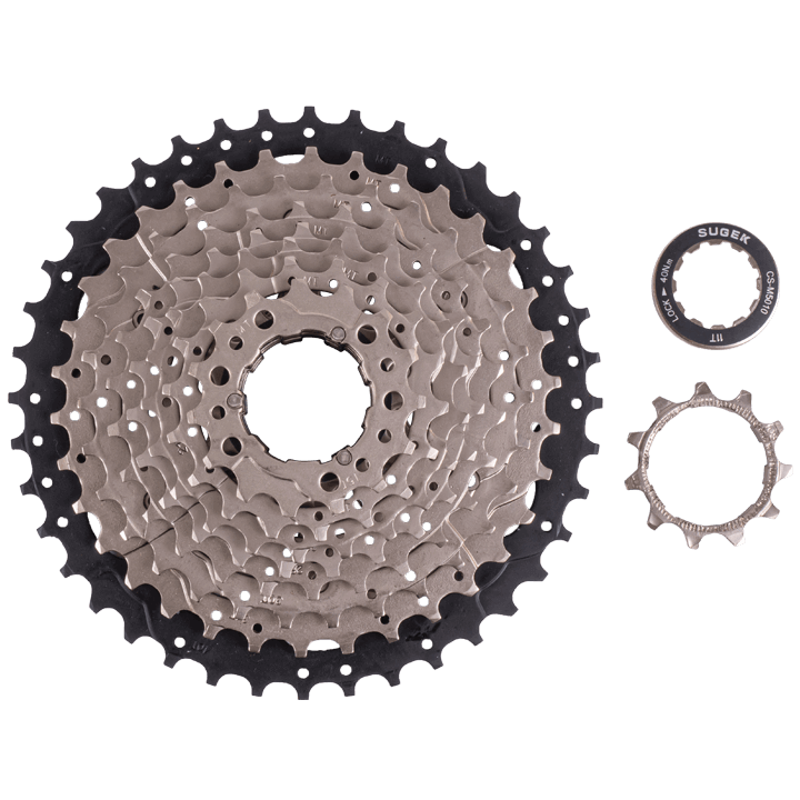 картинка Кассета Sugek CS-M5010, 11-40T, 10 скоростей, сталь CS-M5010 | велосалон Драйв г. Липецк