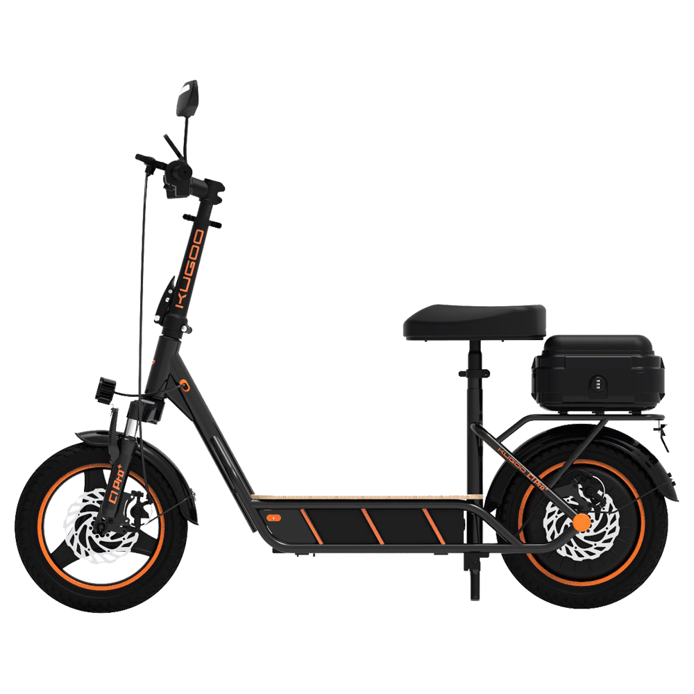 картинка Электросамокат Kugoo C1 Pro Plus (черный) 2025 | велосалон Драйв г. Липецк