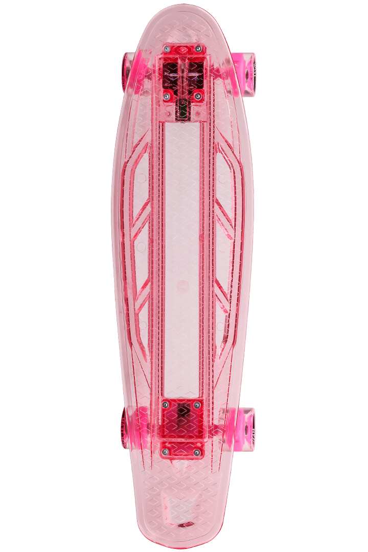 картинка Скейтборд Tech Team Transparent light 27" (розовый) | велосалон Драйв г. Липецк