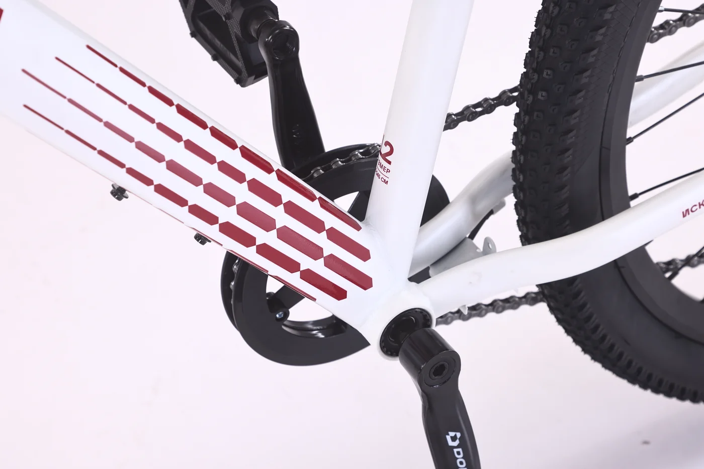 Велосипед Doka Искра 24" (бело- фиолетовый) 2026 (12")