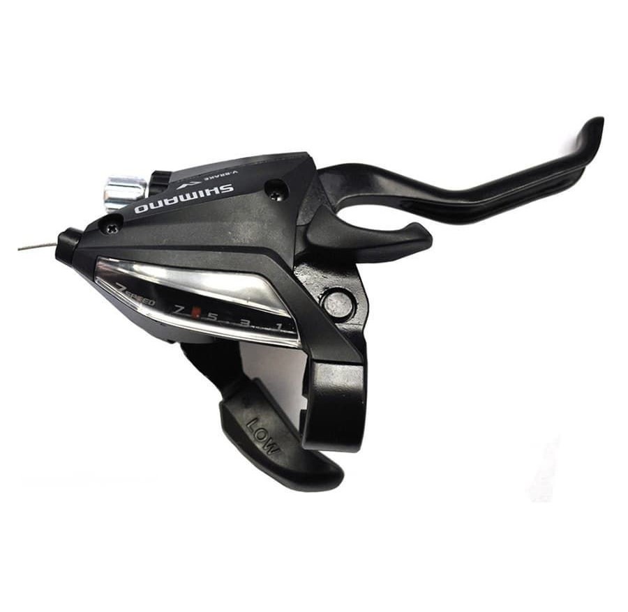 картинка Рукоятка переключателя скоростей/тормоза правая,ST-EF500-7R, 7ск.,Shimano,2-06Y1001056 | велосалон Драйв г. Липецк