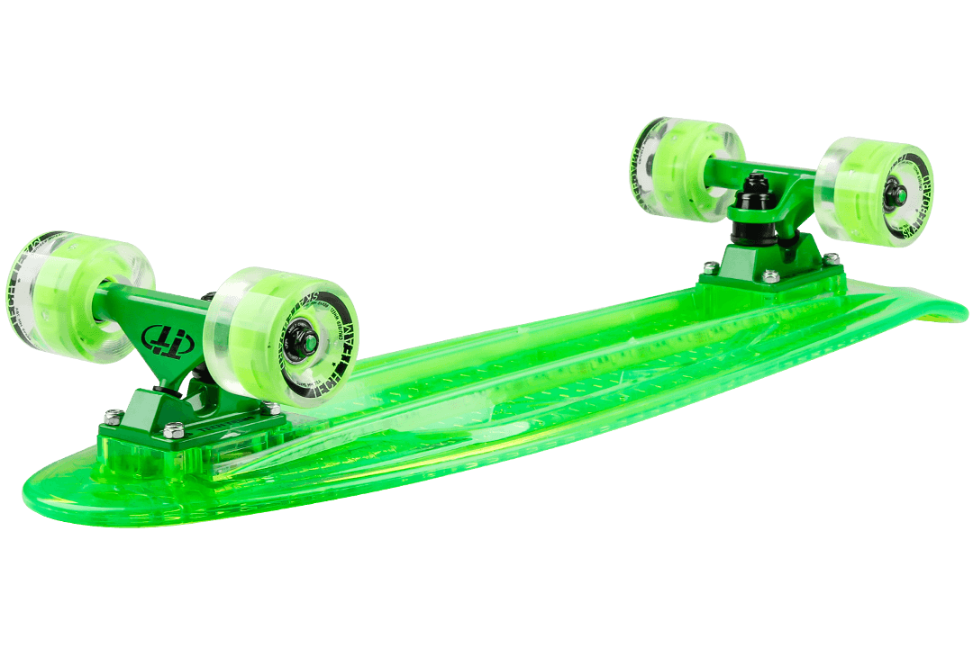 картинка Скейтборд Tech Team Transparent light 27" (зеленый) | велосалон Драйв г. Липецк