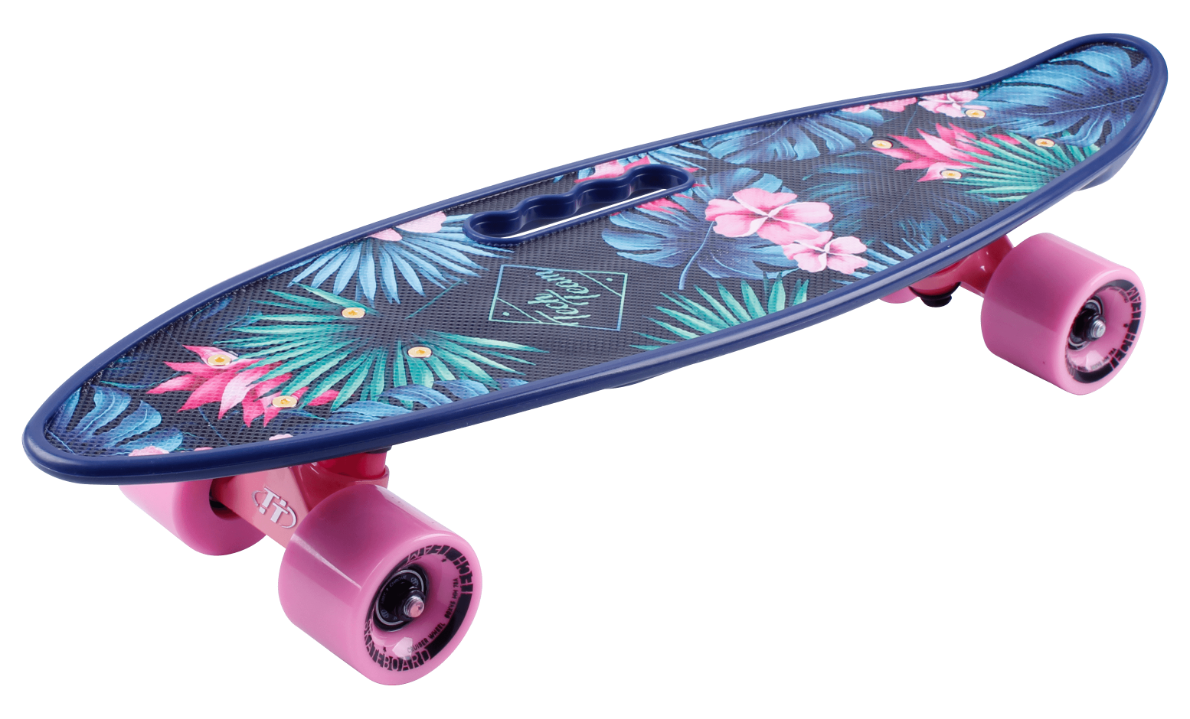картинка Скейтборд Tech Team Fishboard 23" print (синий/ розовый) | велосалон Драйв г. Липецк
