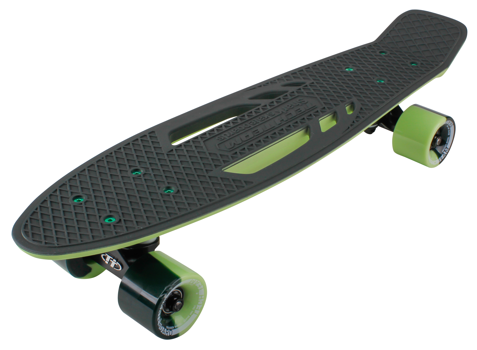 картинка Скейтборд Tech Team Shark 22'' (темно- зеленый) | велосалон Драйв г. Липецк